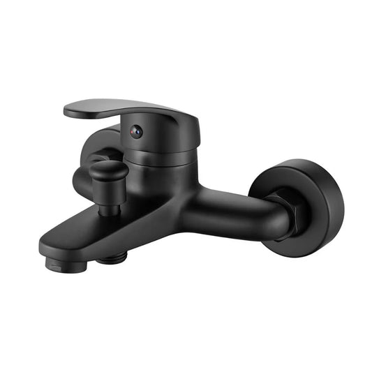 خلاط بانيو حائط نحاس تقيل – أسود مطفي بذراع واحد (كولينيني) كود 736