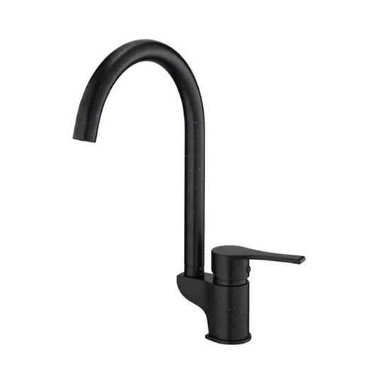 خلاط حوض وش إيروس إسباني – أسود مطفي | نحاس تقيل كود 739