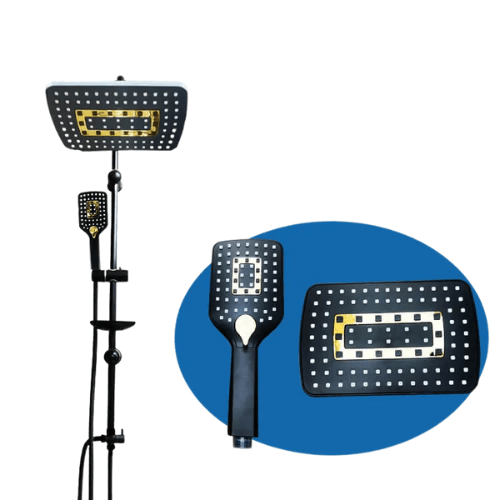 عامود مسطرة الدش لوكسور اسود*ذهبى 2*1 Luxor كود المنتج 528 - كيان - للأدوات الصحية والديكورات الحديثة