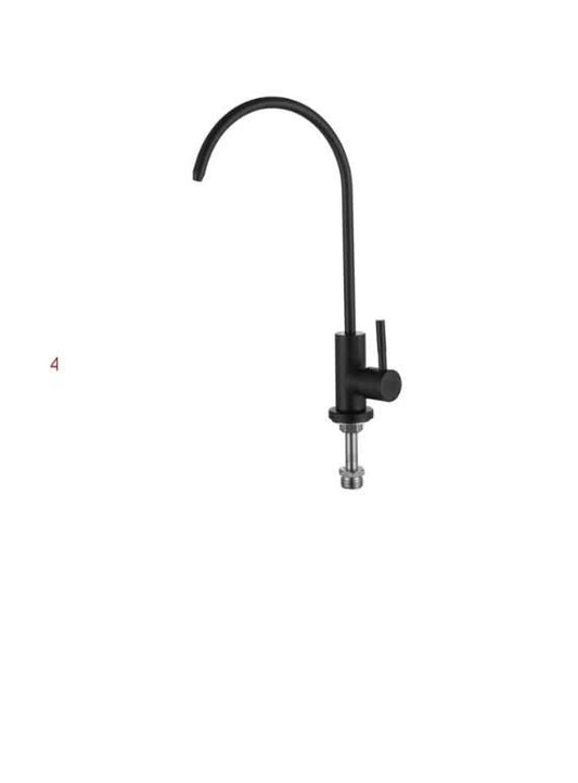 حنفية فلتر كود 350 من الستانلس ستيل 304 بتصميم عنق الاوزة، لفلتر مياه الشرب - كيان - للأدوات الصحية والديكورات الحديثة