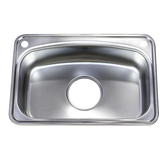 حوض - حله JIS 700 مقاس 47 × 70 سم سُمك 0.8 مم بالصرف من كورينا كود المنتج 423 - كيان - للأدوات الصحية والديكورات الحديثة