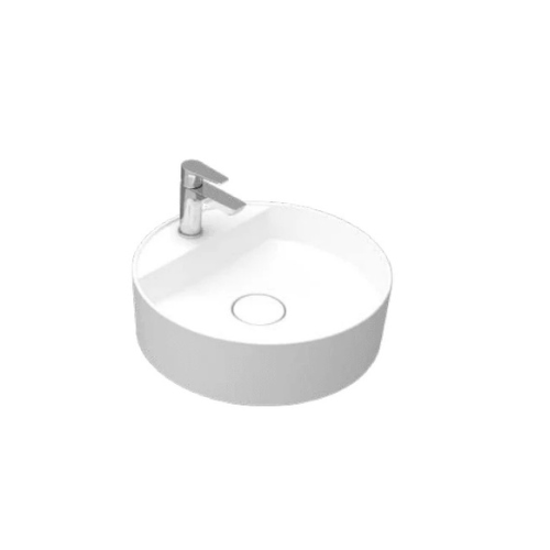 حوض كيبلر يثبت فوق سطح أفقى 041960 بالفايظ بفتحة للخلاط مقاس 60 × 47 سم من ساني بيور كود المنتج 541 - كيان - للأدوات الصحية والديكورات الحديثة