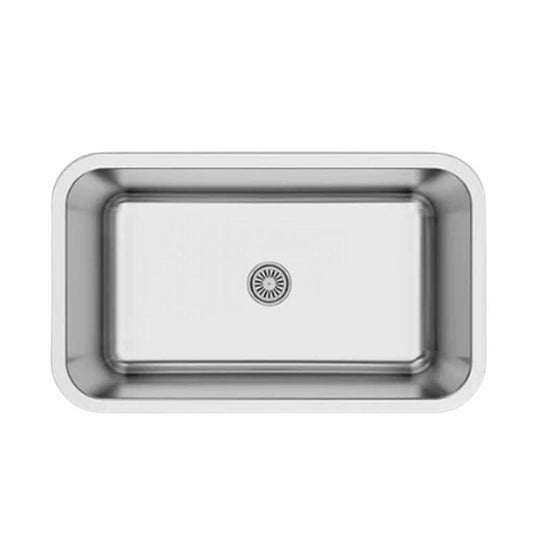 حوض مطبخ الأصيل ستانلس ستيل ساقط كلياً أسفل السطح سُمك 1 مم بالصرف، 76 ×46 سم ASIL Made in TURKEY كود المنتج 425 - كيان - للأدوات الصحية والديكورات الحديثة