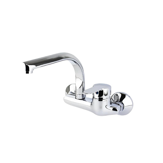 خلاط مطبخ حائطى ايجى معلق قنطرة علوية متحركة اللون كروم من ايبوميكس كود المنتج 472 - كيان - للأدوات الصحية والديكورات الحديثة