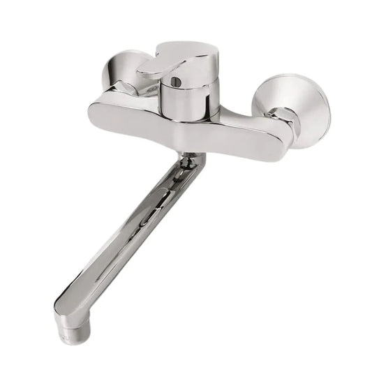 خلاط مطبخ حائطى - معلق سليم لاين B8599AA بيد واحدة للتحكم فى المياة بقنطرة سفلية متحركة اللون كروم من أيديال ستاندرد كود المنتج 469 - كيان - للأدوات الصحية والديكورات الحديثة