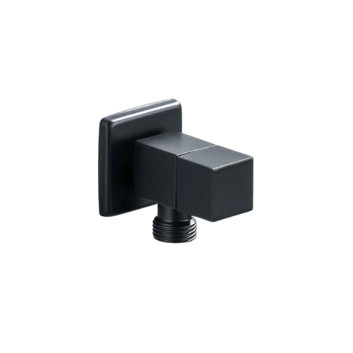 محبس زاوية اسود يوني تريد المربع بالوش UNITRADE Black Angel Valve كود المنتج 603 - كيان - للأدوات الصحية والديكورات الحديثة