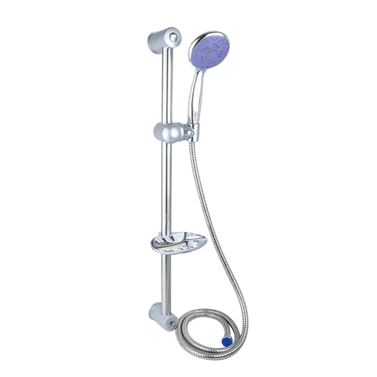 مسطرة دش مودامكس لاجوس سماعة عدد 3 نظام مقاس 9 سم و خرطوم مقاس 145 سم بالصبانة 12 سم و العلاقة المتحركة اللون كروم منتج مستورد تركى من ايبو ميكس كود المنتج 536 - كيان - للأدوات الصحية والديكورات الحديثة