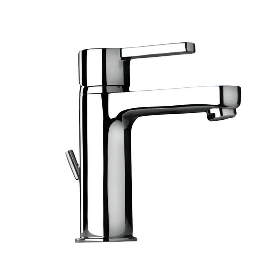 ( طلب مسبق ) خلاط حوض اكوا بالفيداج 9 سم و قلب سيراميك بمحدد درجة الحرارة و منظم لتوفير المياة و فلتر سهل التنظيف اللون كروم من ديورافيت كود المنتج 380 - كيان - للأدوات الصحية والديكورات الحديثة