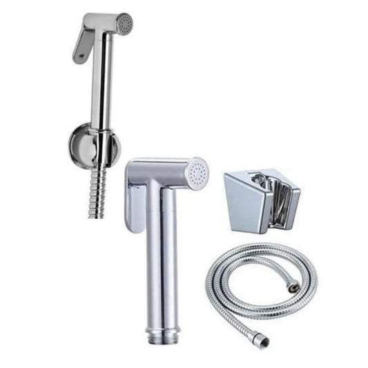 شطاف سليم فضي معدني بالحامل والخرطوم – مقاوم للحرارة كود 725