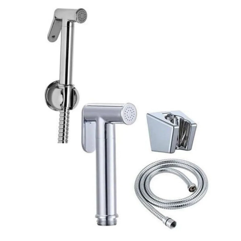 شطاف سليم فضي معدني بالحامل والخرطوم – مقاوم للحرارة كود 725