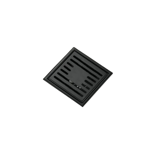 غطاء بلاعة تاتش غطاء بيبة شاور سكوير 10*10 سم اسود Black Square بمانع خروج الحشرات و الروائح الكريهة كود المنتج 590