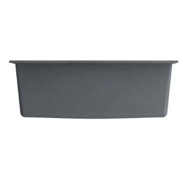 ( طلب مسبق ) حوض مطبخ جرانيت 626مقاس خارجى 80× 50 سم مقاس داخلى 75× 40 سم بعمق 20 سم بفتحة للخلاط و بالصرف 3 بوصة اللون جراي + خلاط اسود مط