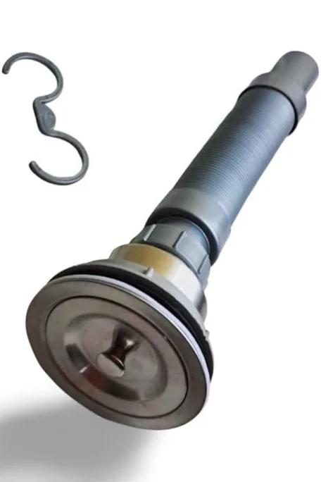 سيفون ٣ بوصه رمادي تركي بالطابق لحوض المطبخ كود 655