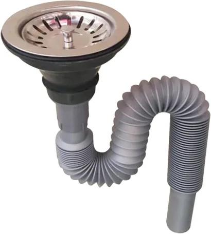 صرف حوض مطبخ 3بوصة بصفاية فضلات كود 656