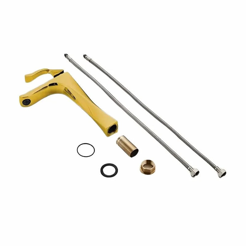 خلاط حوض تويست ذهبى GOLD Twist كود المنتج 383 - كيان - للأدوات الصحية والديكورات الحديثة